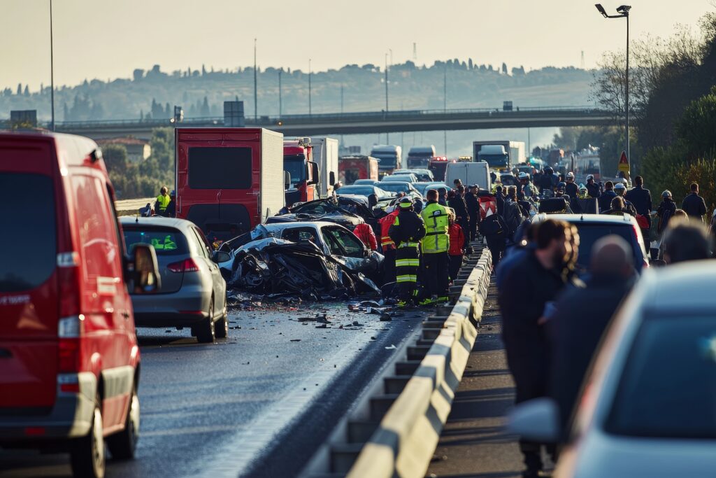 Incidente con più veicoli coinvolti - Complessità legali e risarcimento - Omnia Risarcimenti